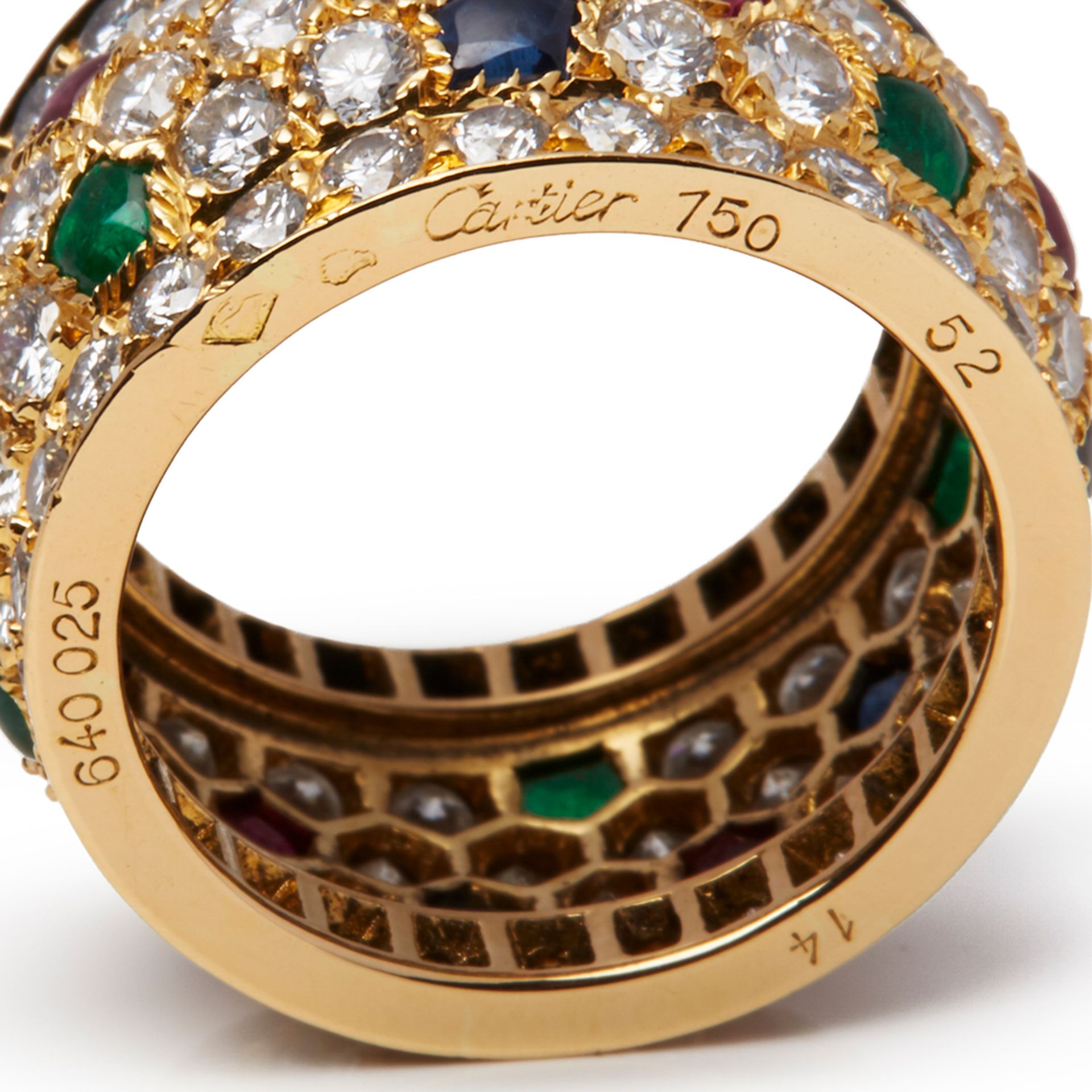 Cartier 18k Yellow Gold Nigeria Ring - Image 6 of 7