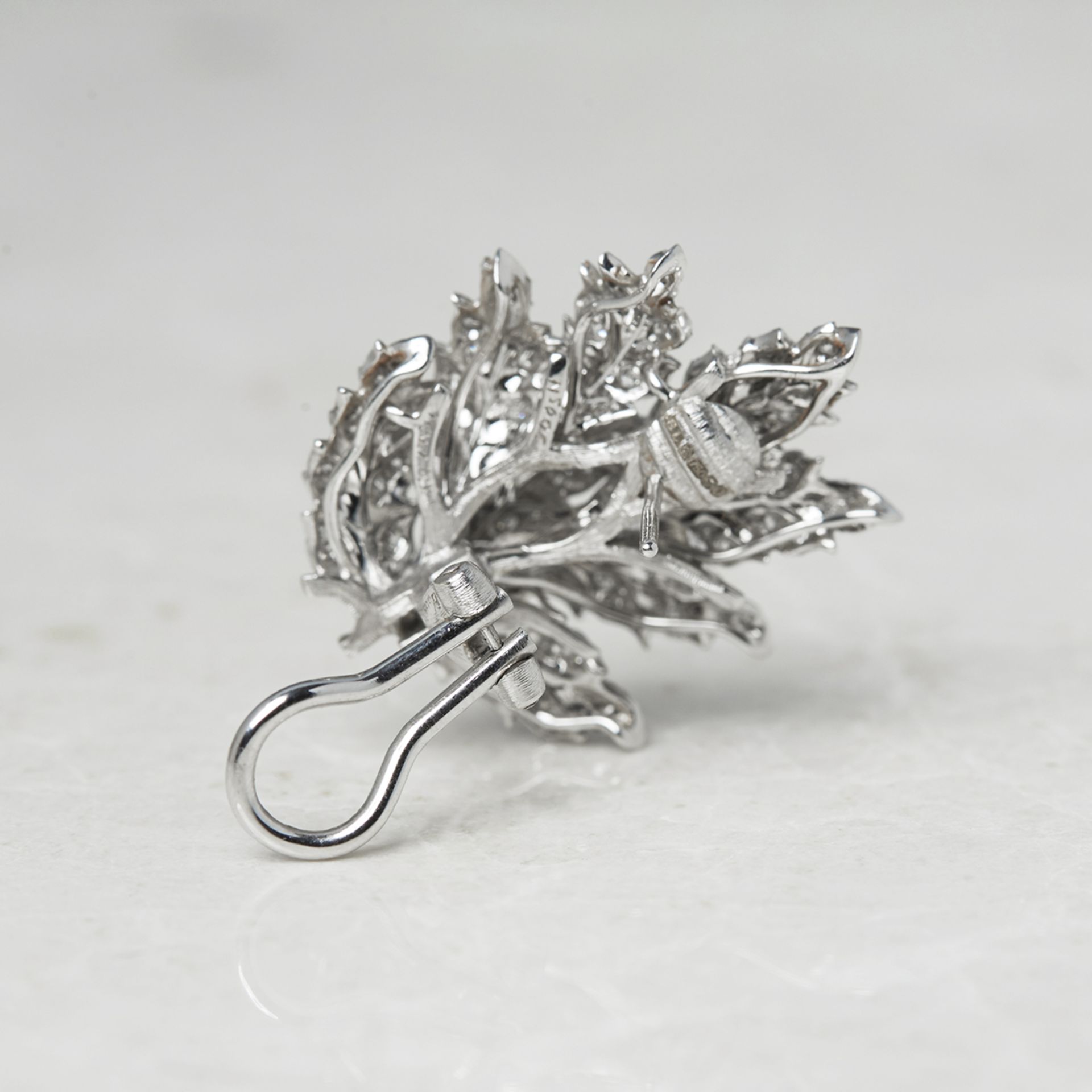 Buccellati 18k White Gold South Sea Pearl & 2.71ct Diamond Drop Earrings - Image 8 of 13