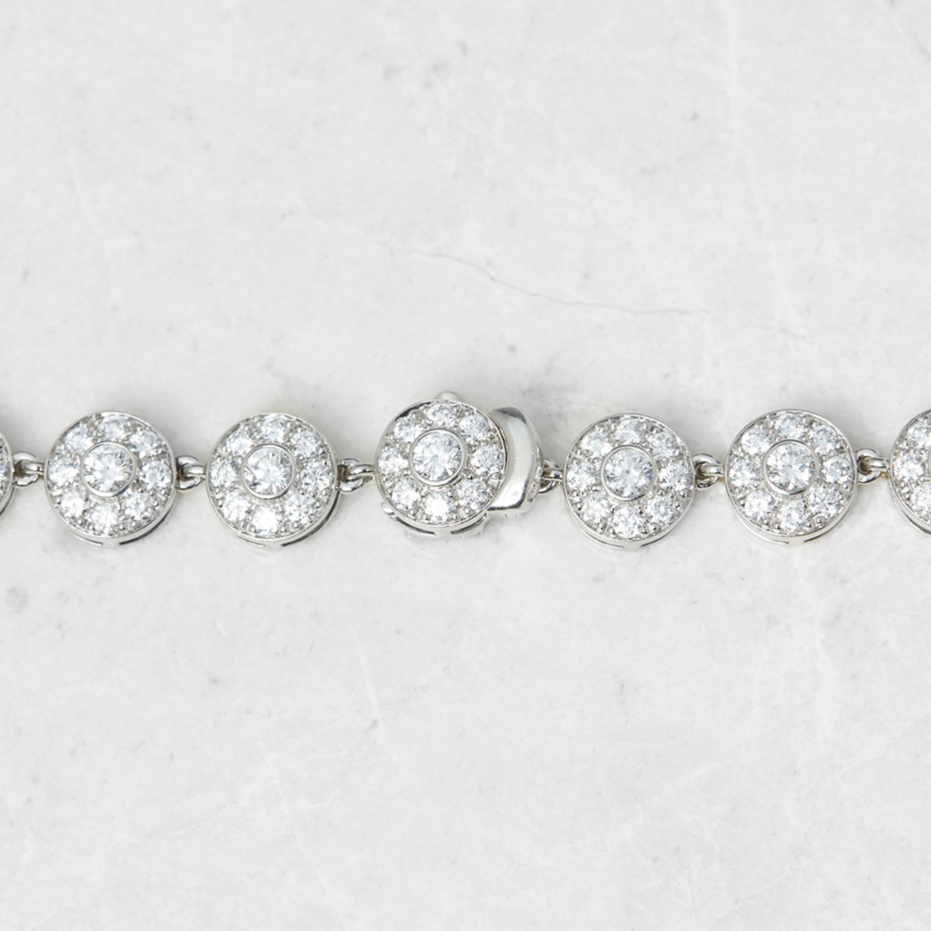 Tiffany & Co. Platinum Diamond Circlet Necklace - Bild 3 aus 7