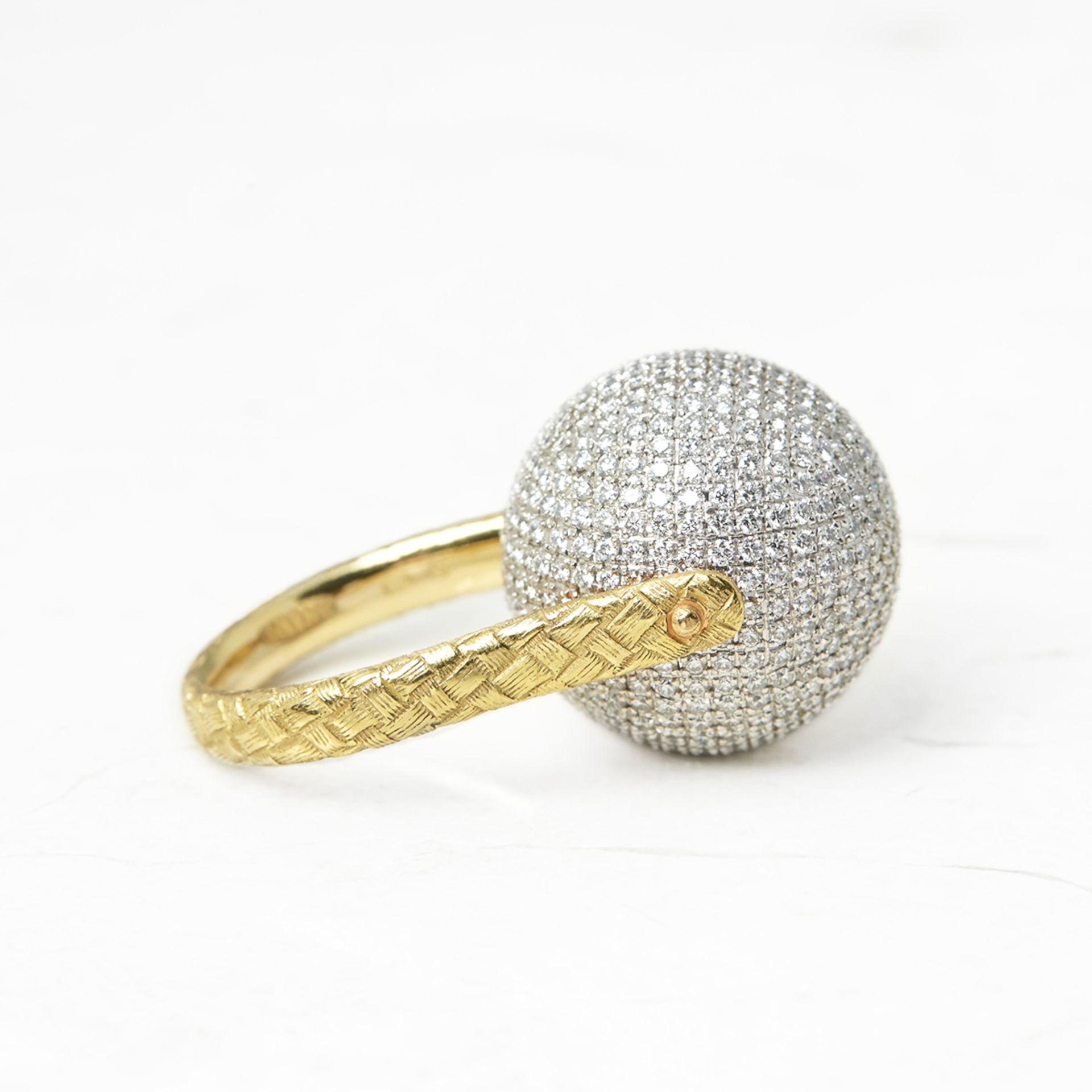 Bottega Veneta Sfera Diamond Ring - Image 2 of 7