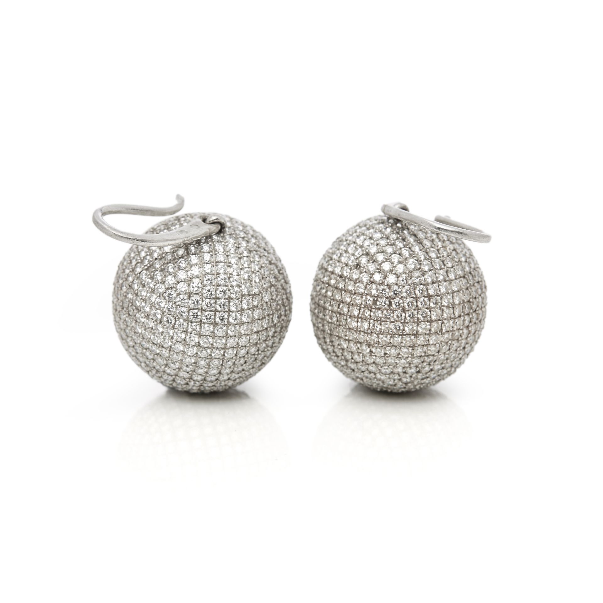Bottega Veneta Sfera Diamond Earrings - Image 2 of 8