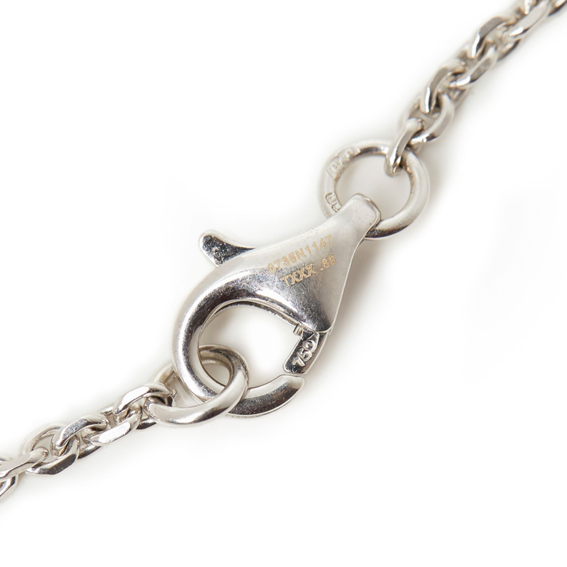 Boodles 18k White Gold Diamond Blossom Necklace - Bild 7 aus 9