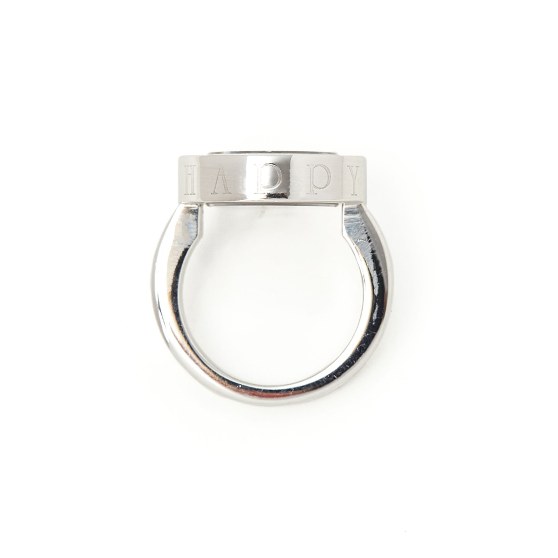 Chopard 18k White Gold Diamond Happy Spirit Ring - Image 9 of 9
