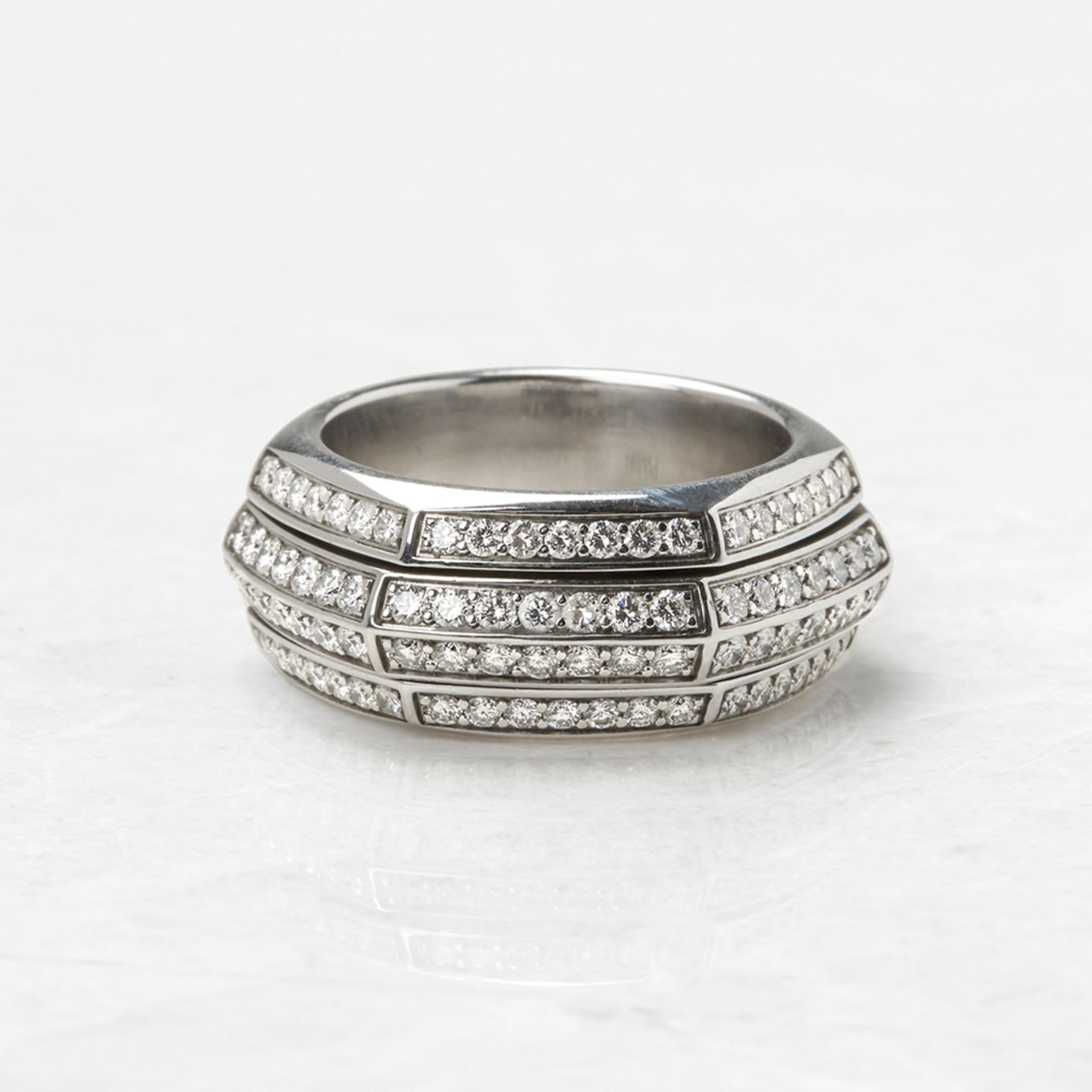 Piaget 18k White Gold Diamond Possession Ring - Image 3 of 7