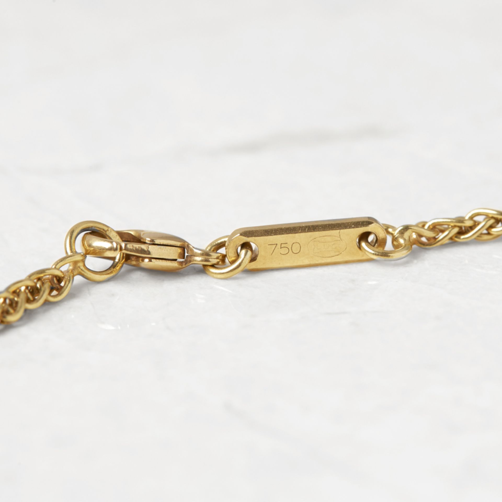 Chopard 18k Yellow Gold Happy Diamonds Necklace - Bild 8 aus 9