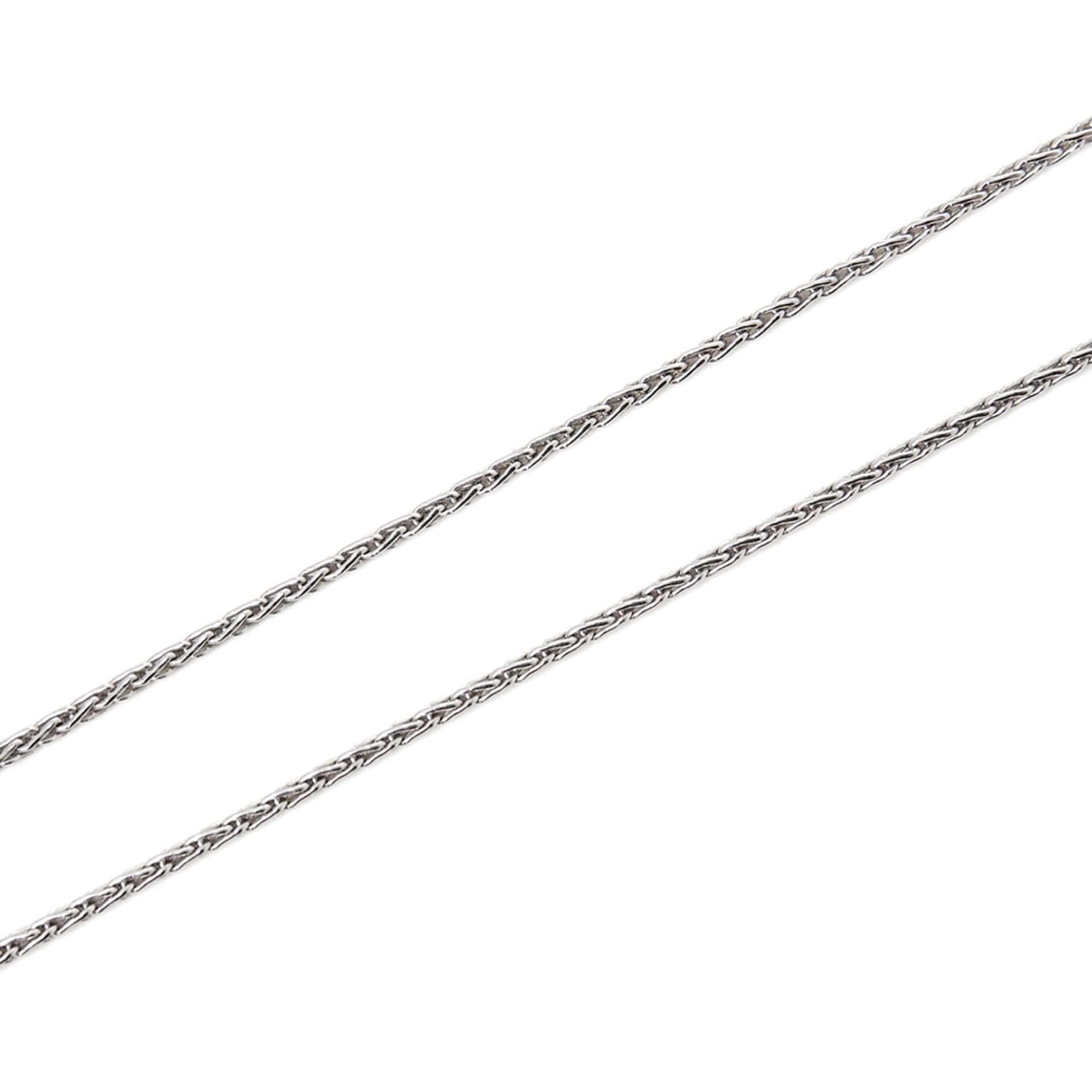 Mappin & Webb Platinum 0.70ct Diamond Necklace - Bild 3 aus 8
