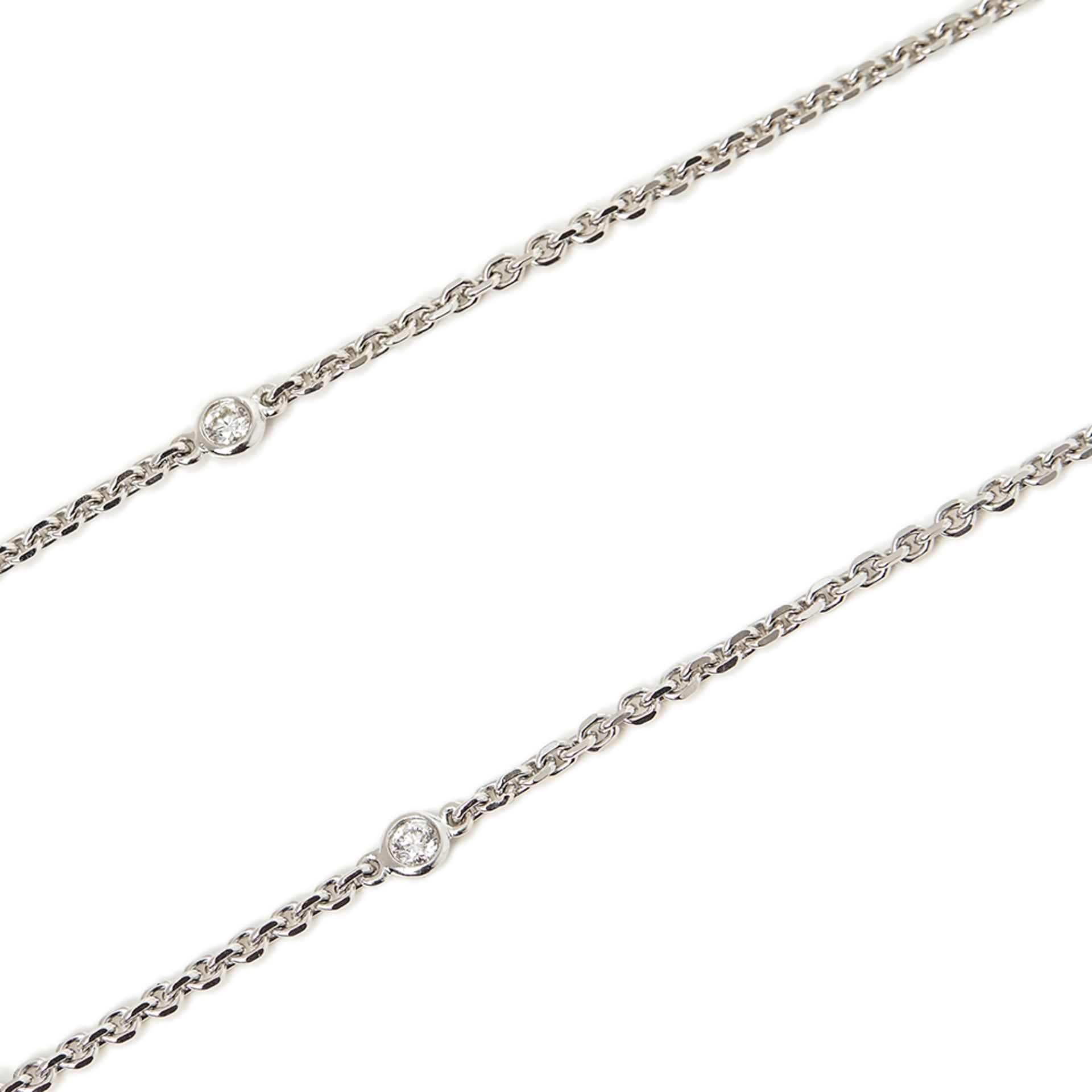 Boodles 18k White Gold Diamond Blossom Necklace - Bild 5 aus 9