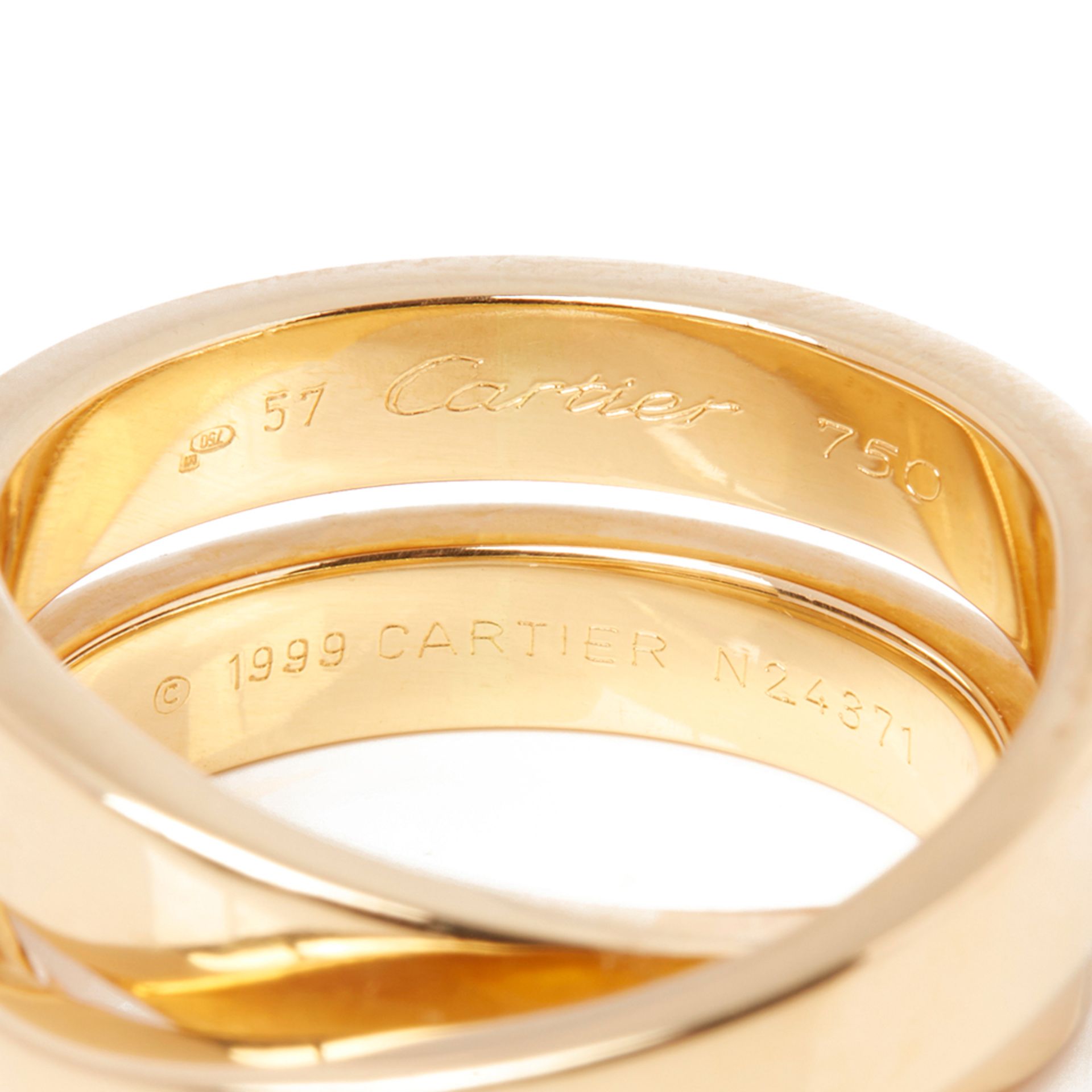 Cartier 18k Yellow Gold Paris Nouvelle Vague Ring - Image 6 of 8