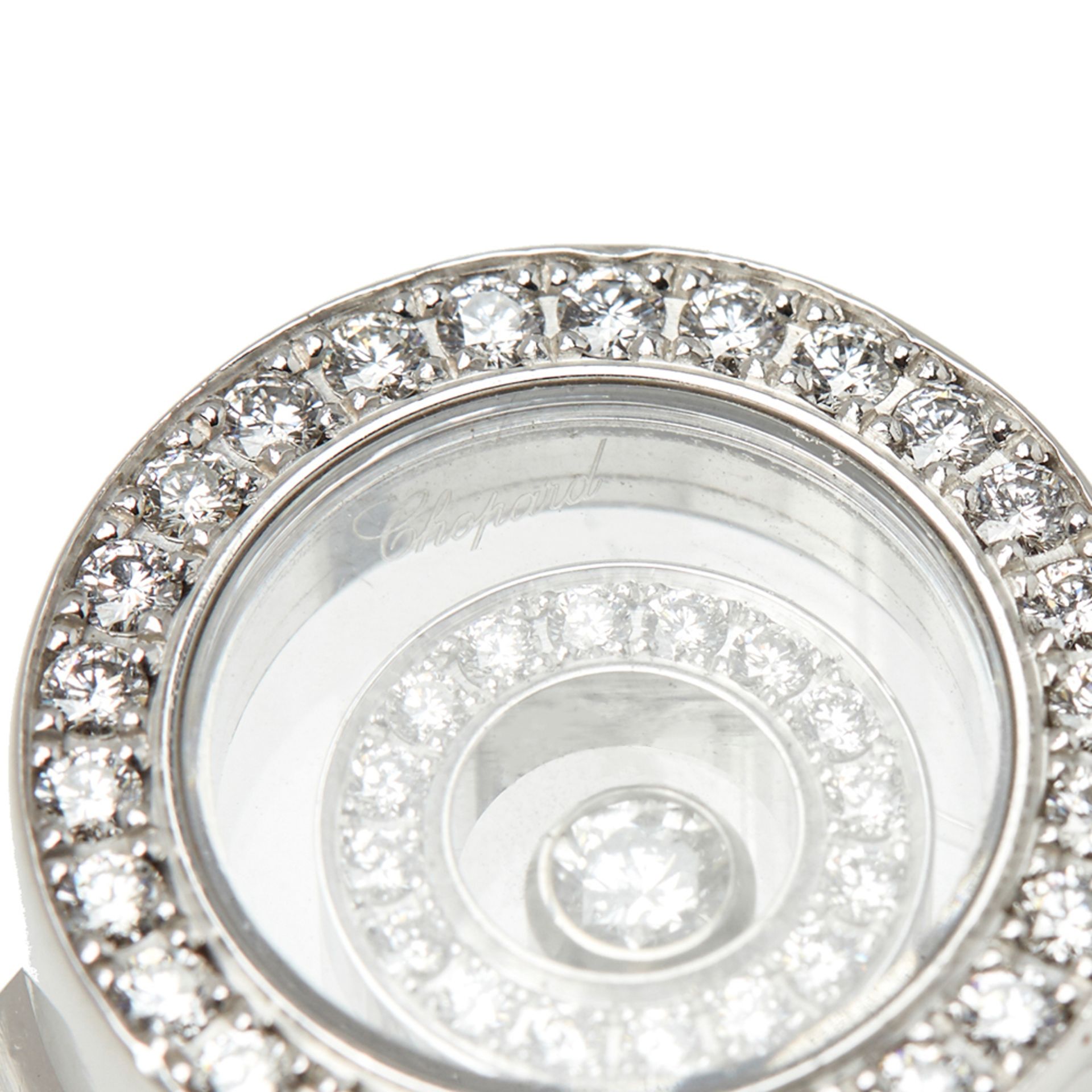 Chopard 18k White Gold Diamond Happy Spirit Ring - Image 2 of 9