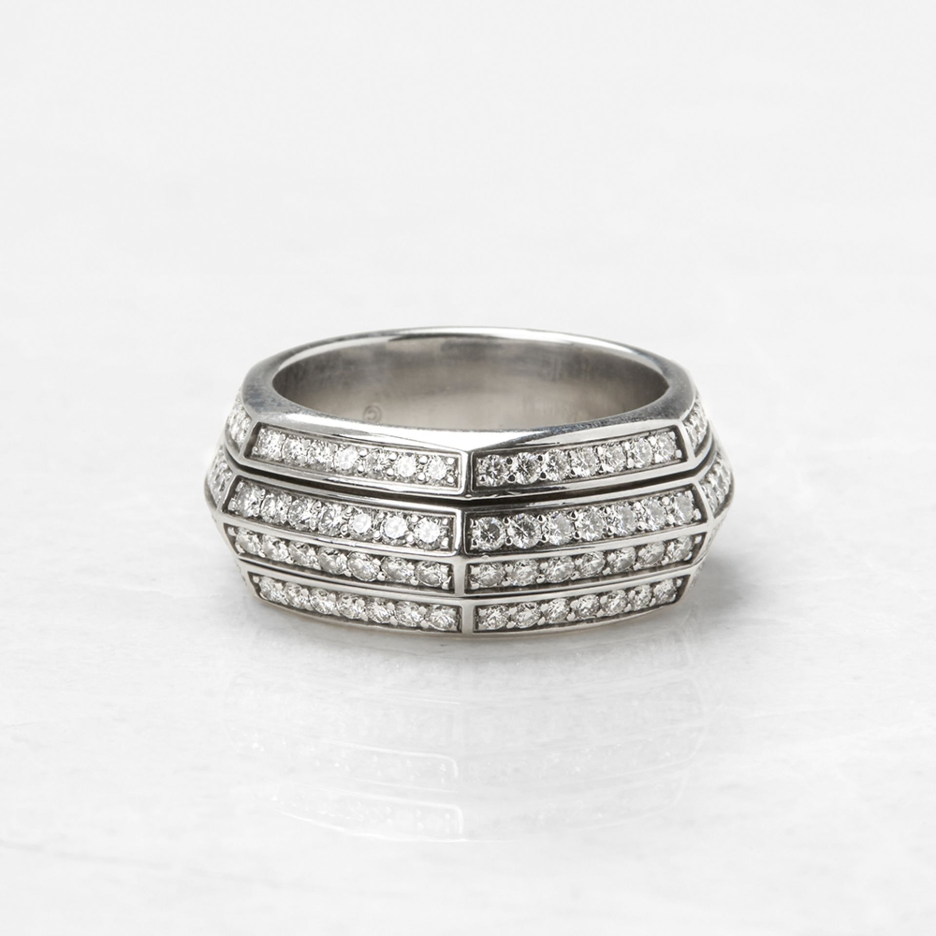 Piaget 18k White Gold Diamond Possession Ring - Image 2 of 7