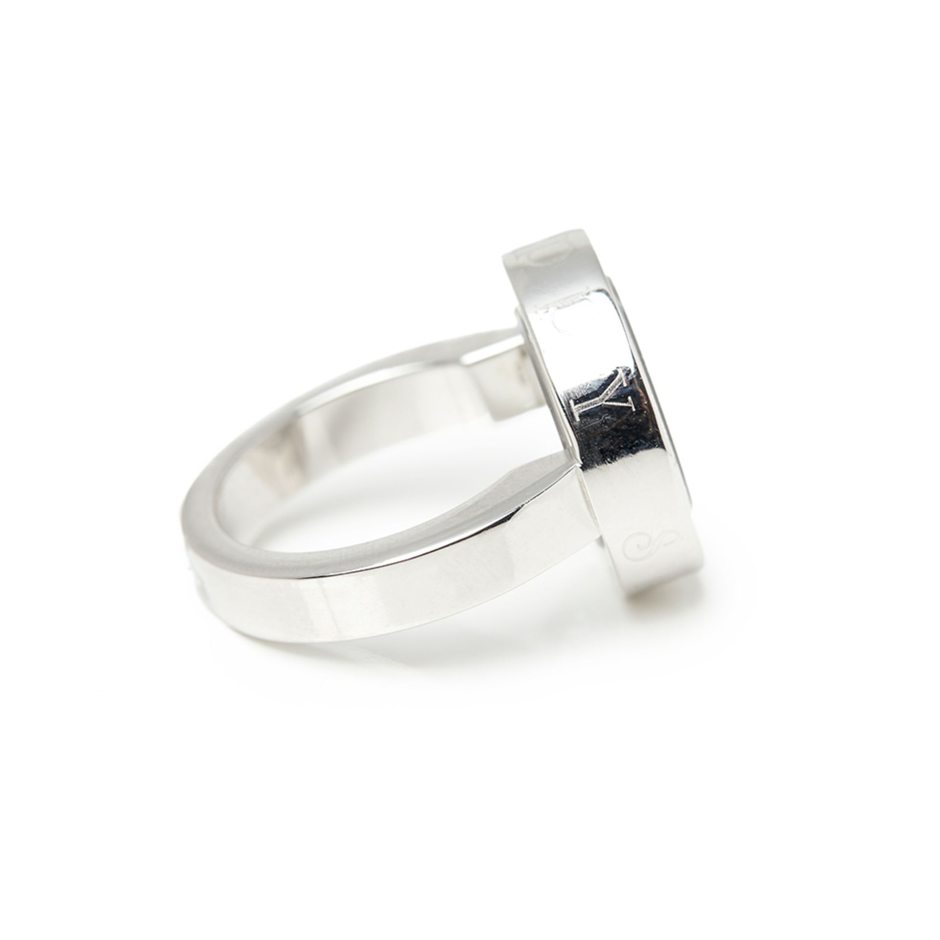 Chopard 18k White Gold Diamond Happy Spirit Ring - Image 5 of 9