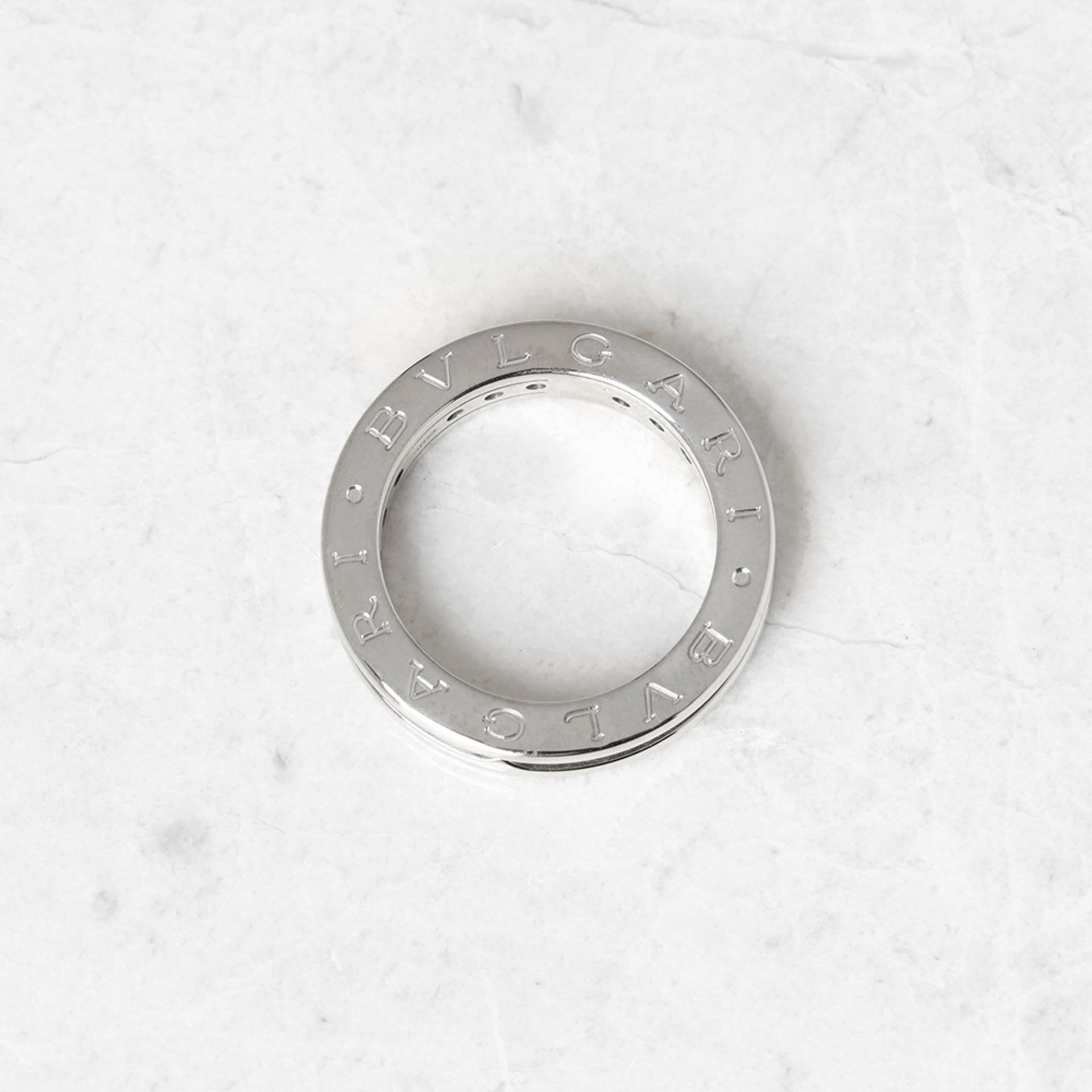 Bulgari 18k White Gold Garnet B.Zero 1 Ring - Image 4 of 9