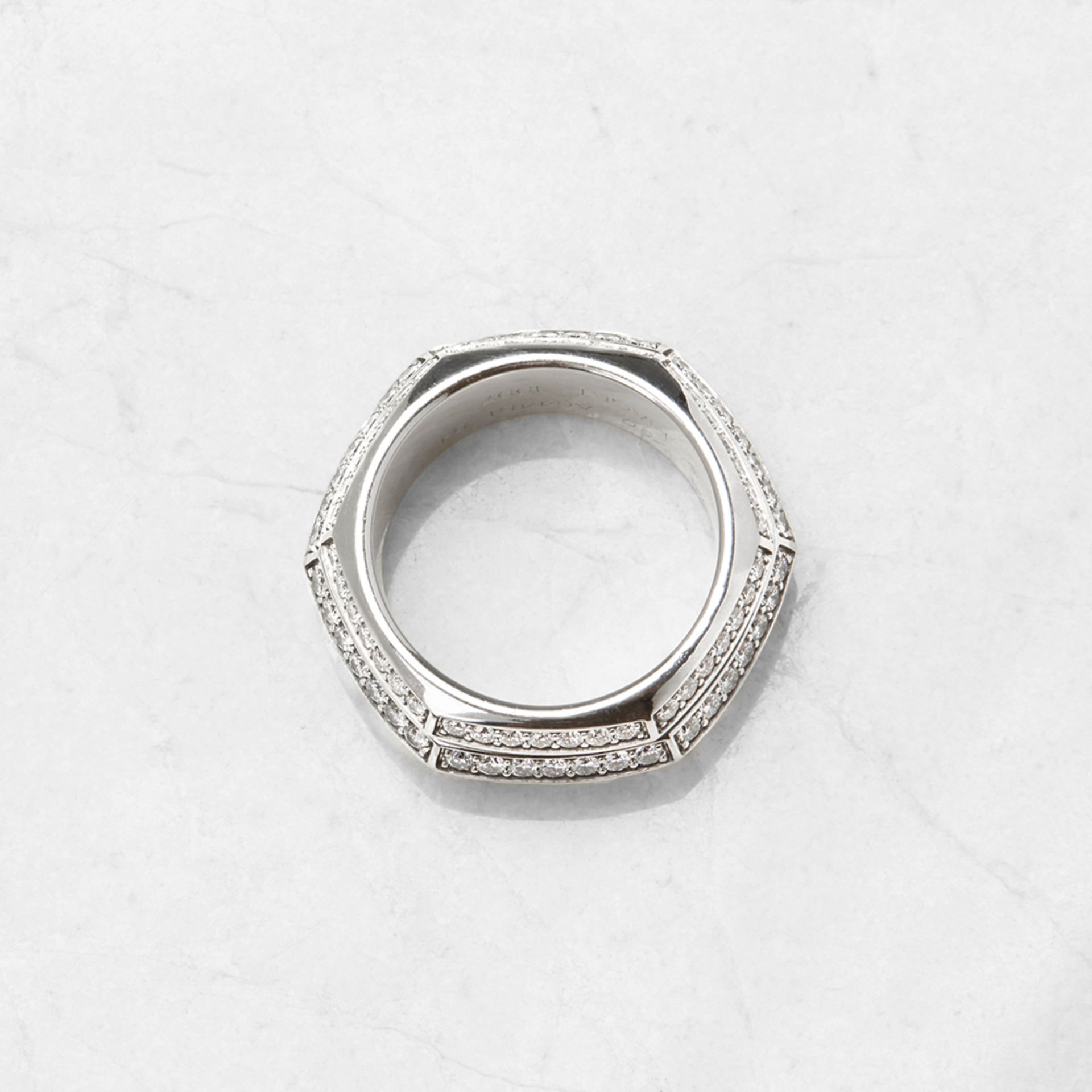 Piaget 18k White Gold Diamond Possession Ring - Image 5 of 7