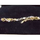 9CT Gold Topaz Bracelet