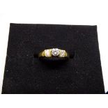 18CT Gold Deco style Diamond ring