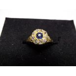 Sapphire and Diamond ring