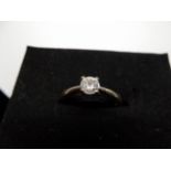 9CT Gold solitaire ring