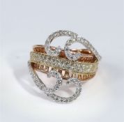 IGI Certified 18 K/750 Designer Diamond Ring