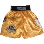 MANNI PACQUIAO signed boxing shorts