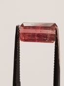 Pink Nigeria natural tourmaline 3.49 ct