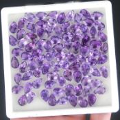 WOW! IGLI Certified a Magnificent 163 Cts 87 Pieces Natural Brazilian Amethyst Gemstones