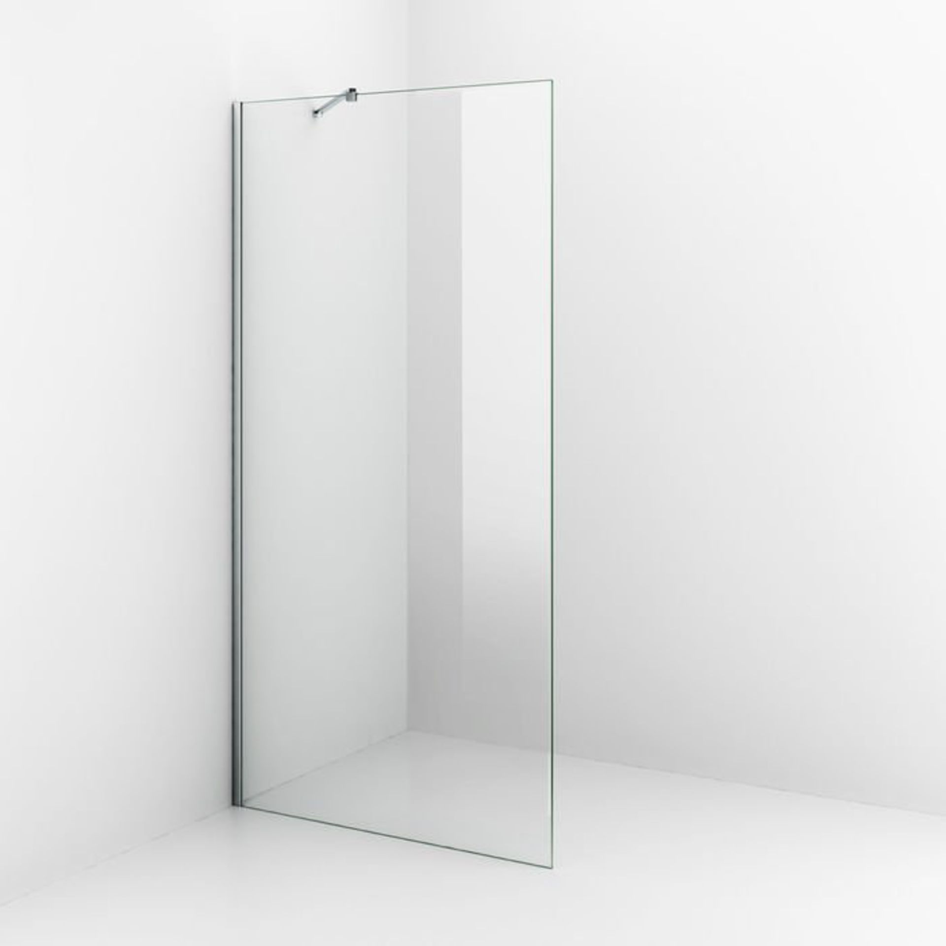 (S117) 800mm - 8mm - Premium EasyClean Wetroom Panel. RRP £299.99. 8mm EasyClean glass - Our glass - Image 3 of 4