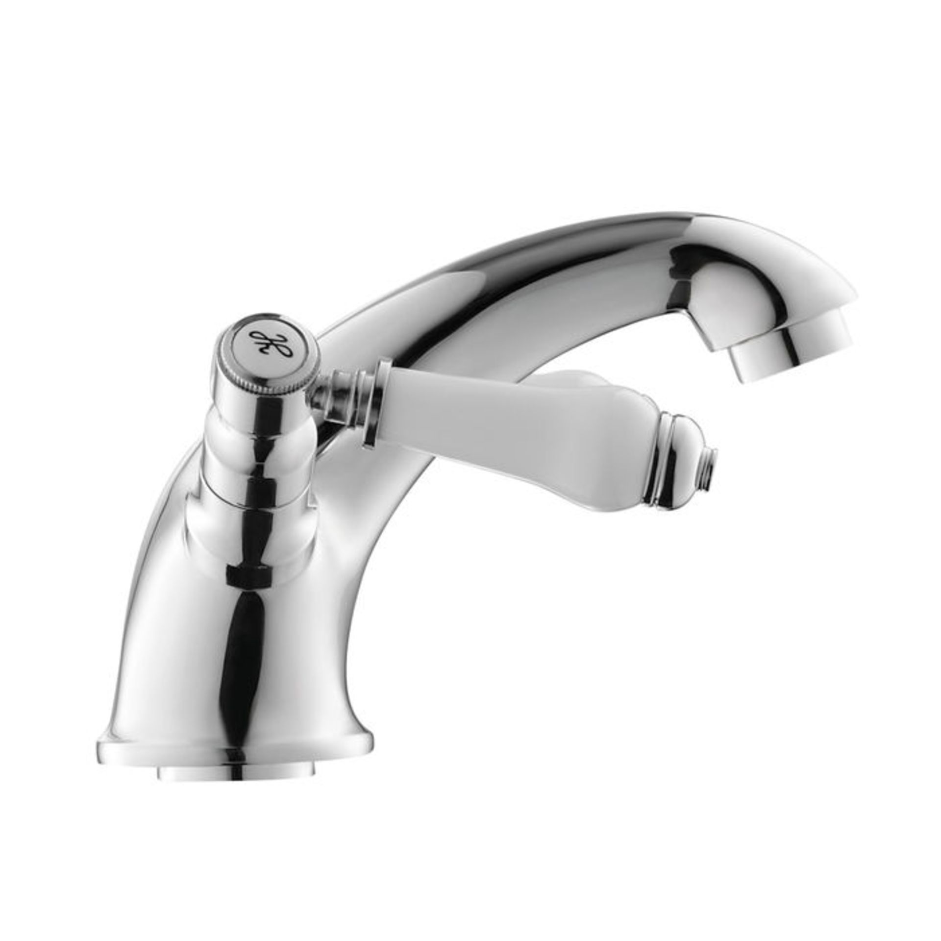 (Y210) Regal Chrome Traditional Basin Sink Lever Mixer Tap. Chrome Plated Solid Brass Mixer - Image 5 of 6