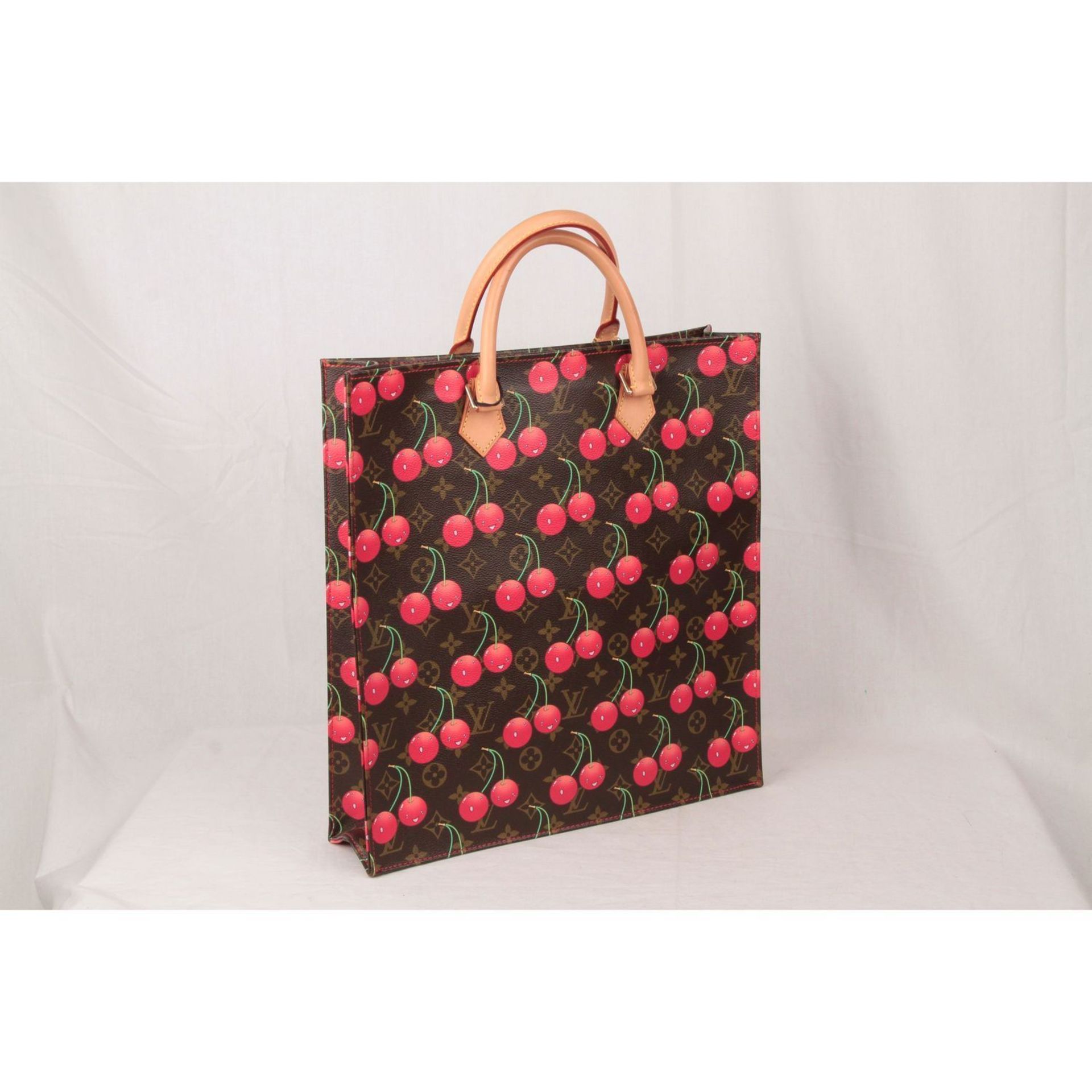 Louis Vuitton Limited Edition Cerises Cherry Sac Plat Gm Bag - Image 5 of 11