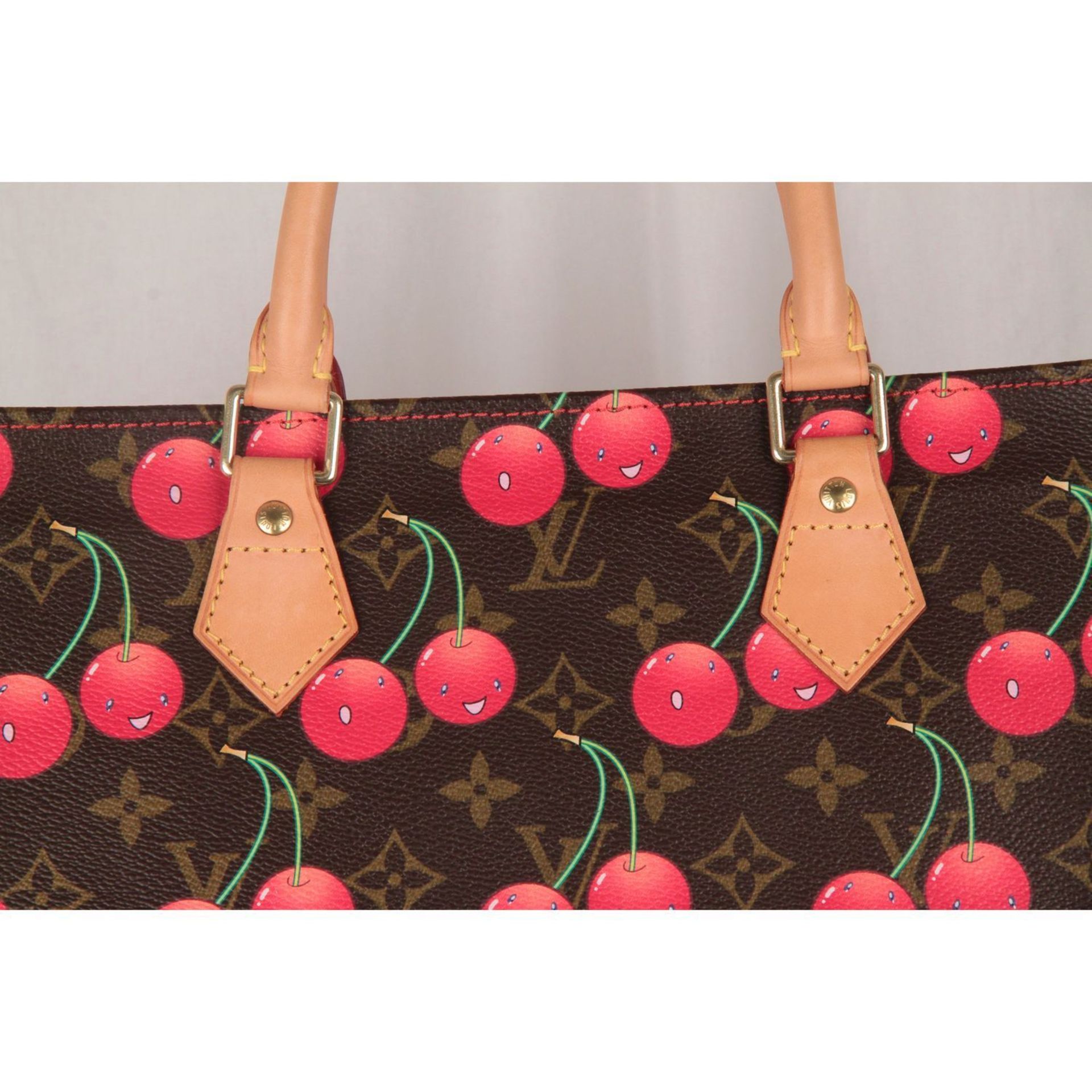 Louis Vuitton Limited Edition Cerises Cherry Sac Plat Gm Bag - Image 11 of 11
