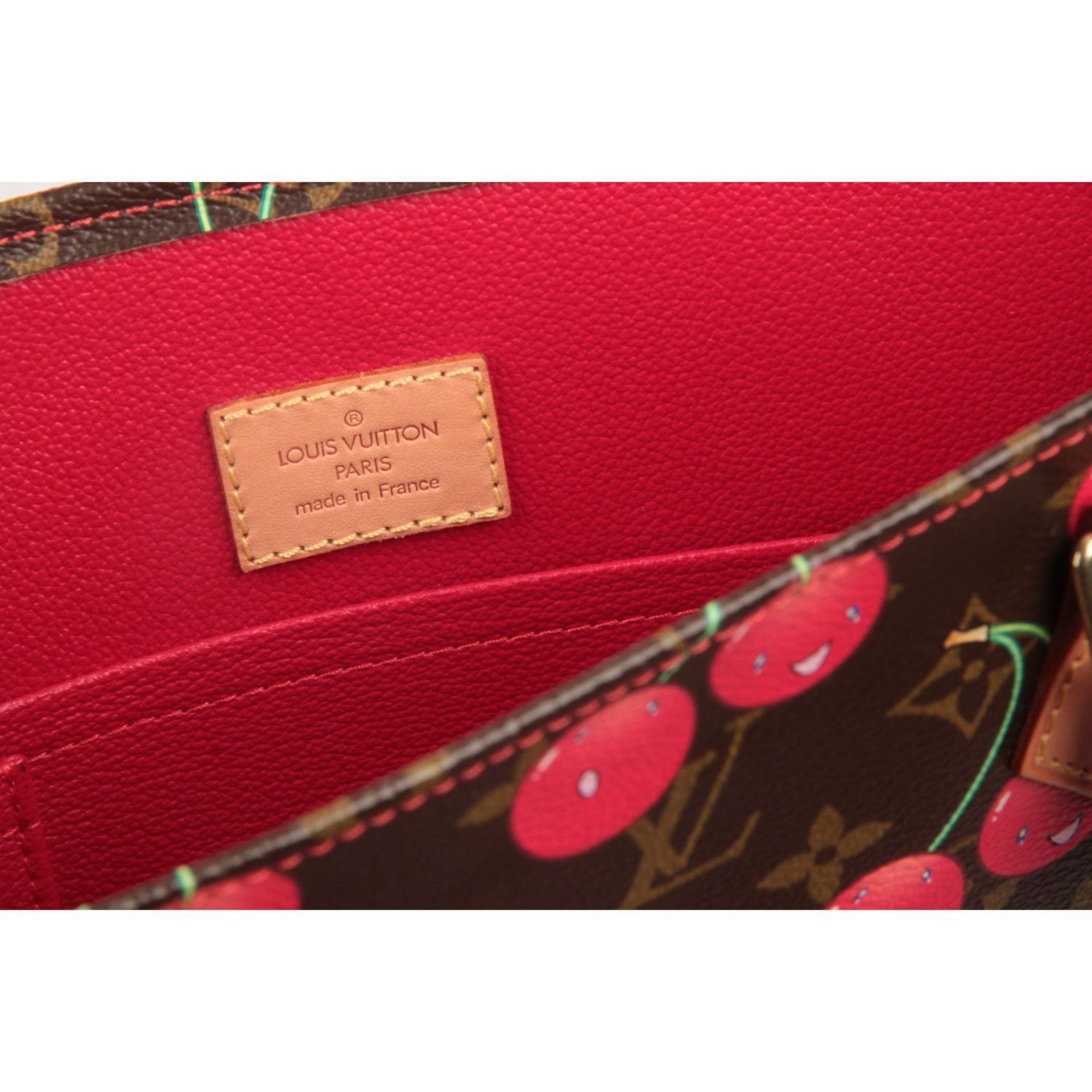 Louis Vuitton Limited Edition Cerises Cherry Sac Plat Gm Bag - Image 6 of 11
