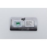 AGI Capsulated Green Emerald, Weight- 2.36 Carat