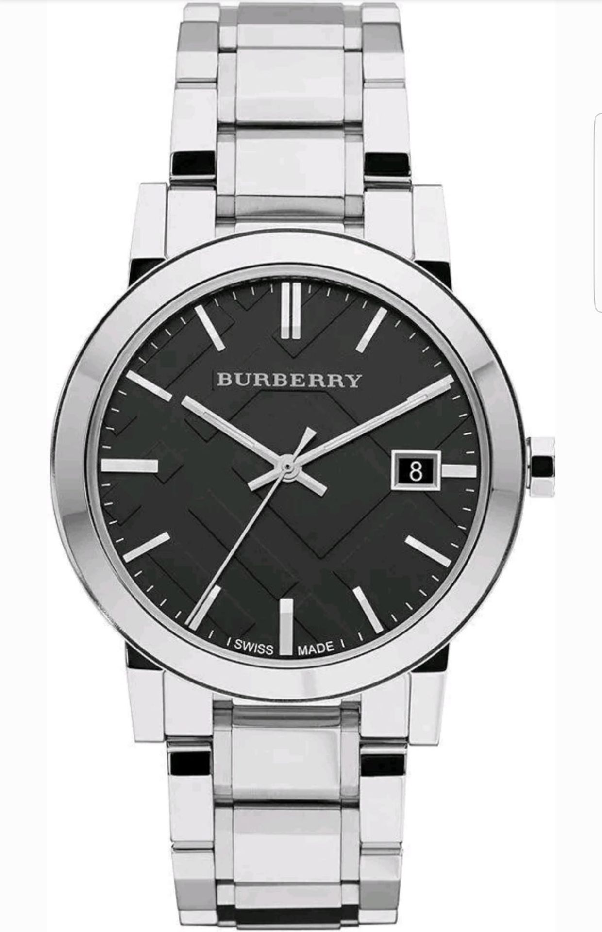 BRAND NEW GENTS BURBERRY WATCH ÊBU9001, COMPLETE WITH ORIGINAL PACKAGING AND MANUAL