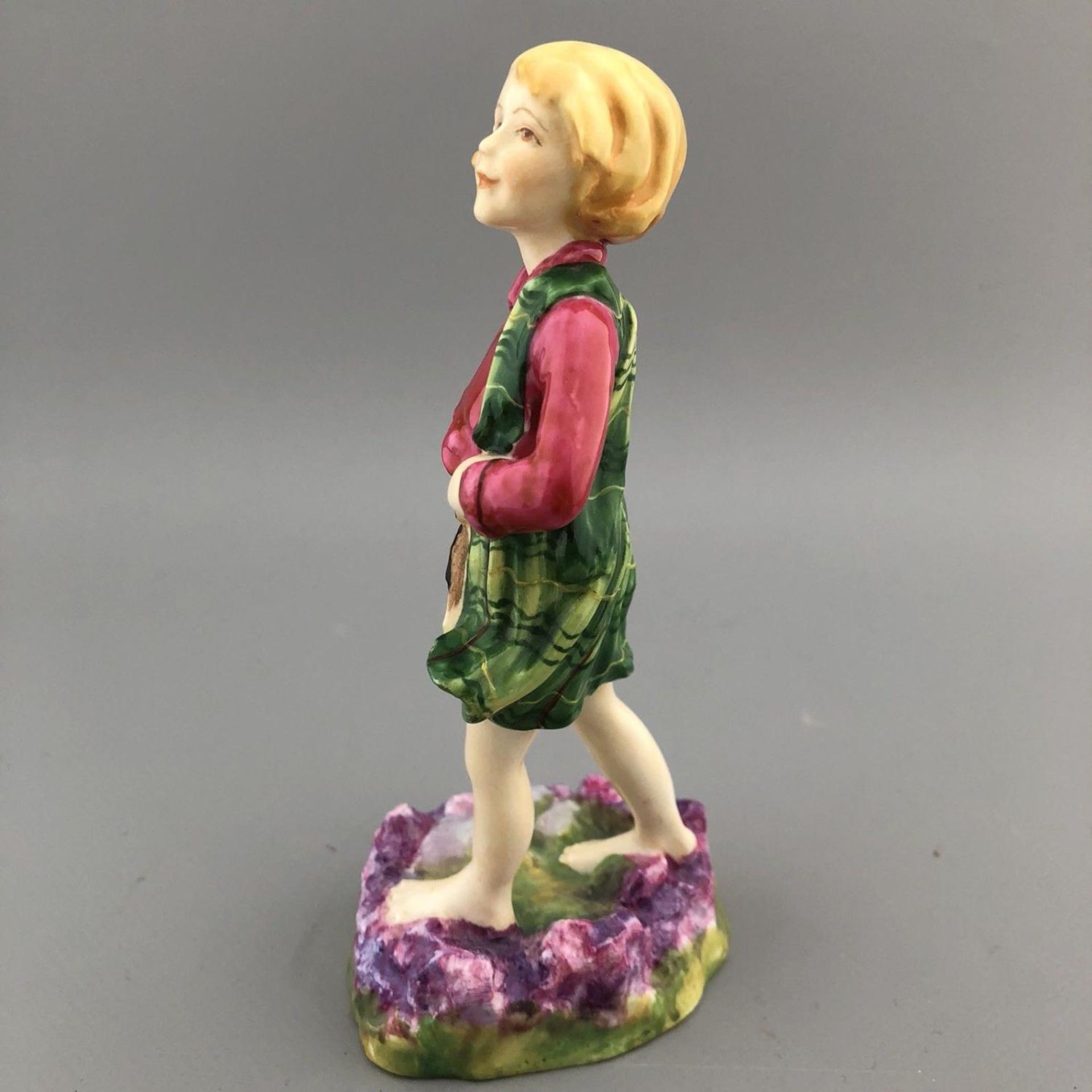 Rare 1930s Royal Worcester Porcelain Children of the Nations Figurine SCOTLAND - Image 3 of 6