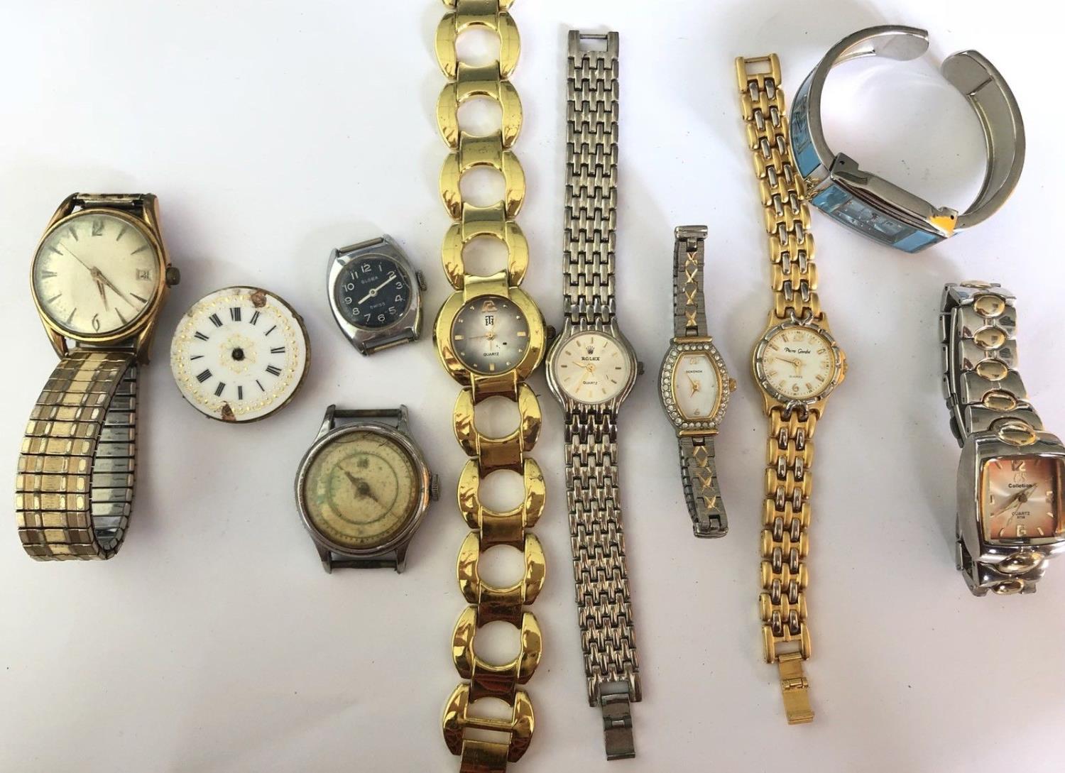 Group of 10 watches - spares or repairs