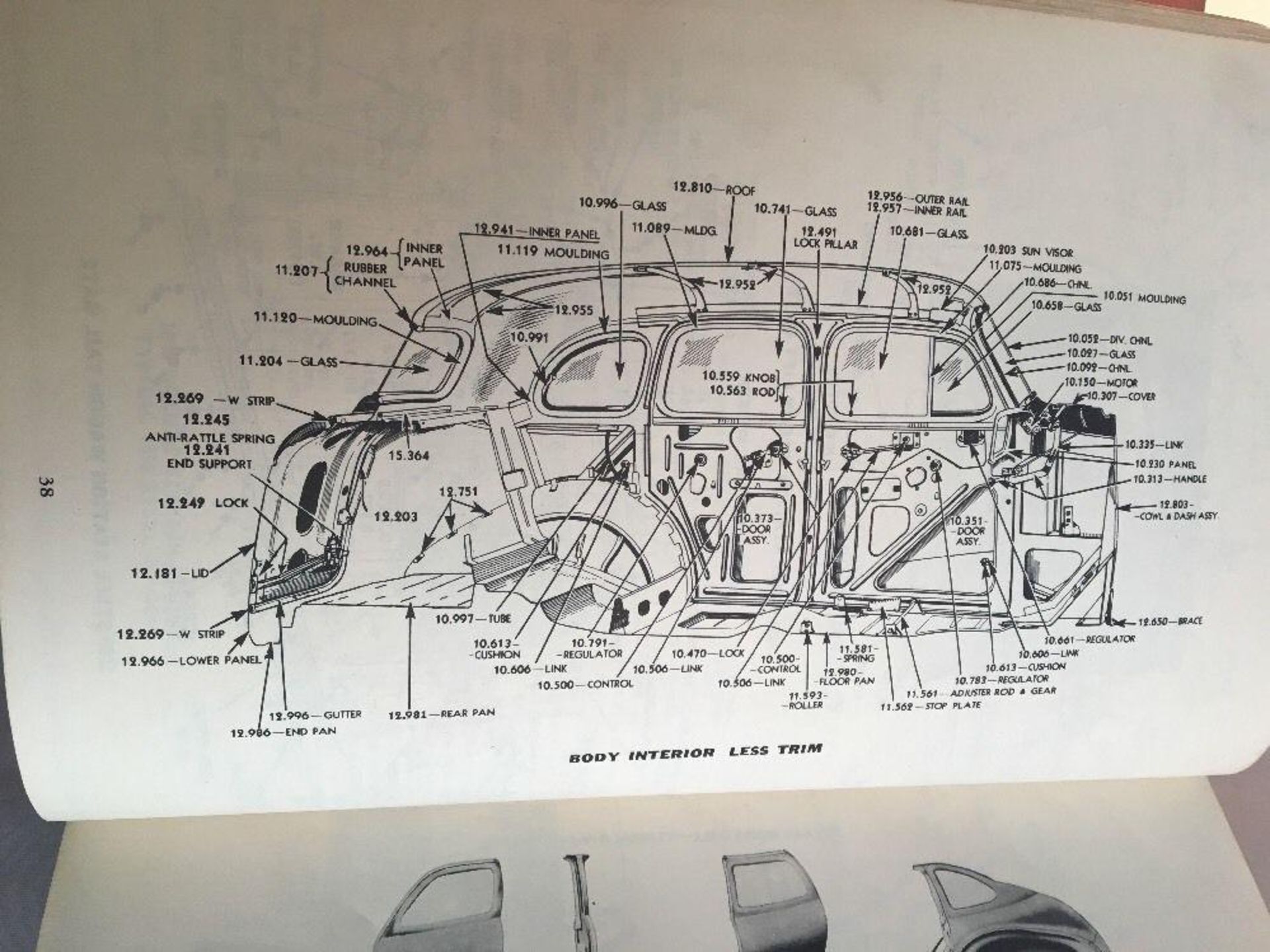 1952 Master Body Parts Book OLDSMOBILE Car Vintage - Image 4 of 4