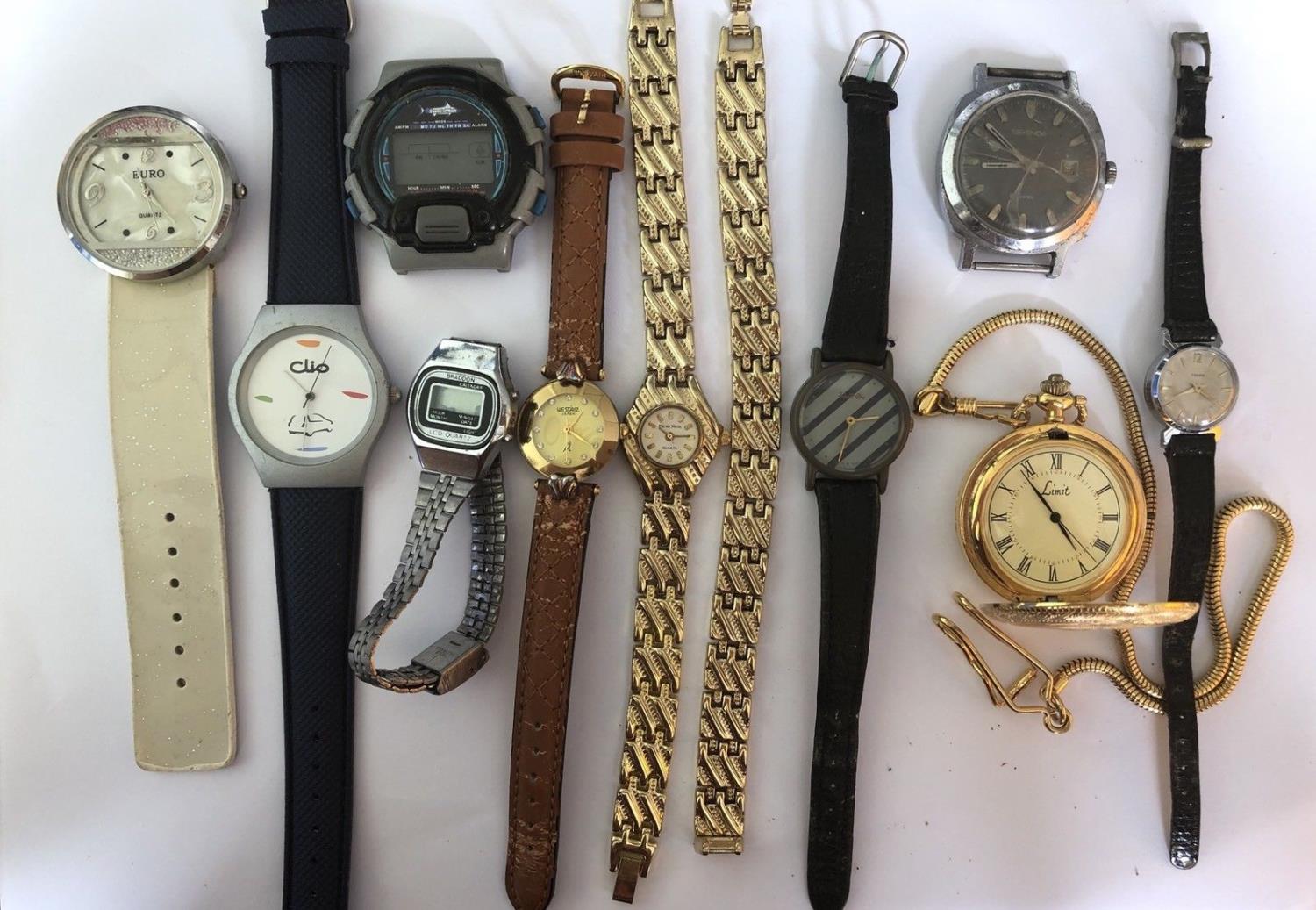 Group of 10 watches - spares or repairs