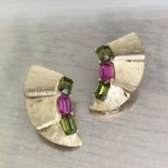 1980s Costume Jewellery Designer Clip On Earrings by LISNER