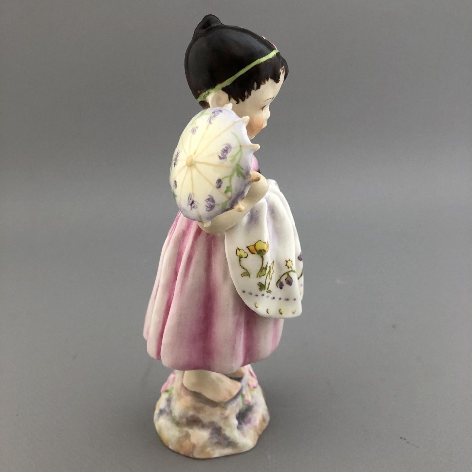 Royal Worcester Porcelain Children of the Nations Figurine SPAIN 3070 1950s - Image 2 of 6