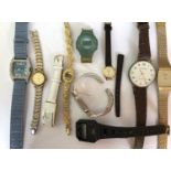 Group of 10 watches - spares or repairs