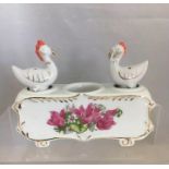 Vintage Patent TT Nodders Bobbles Salt & Pepper Shakers Condiment Set Chickens