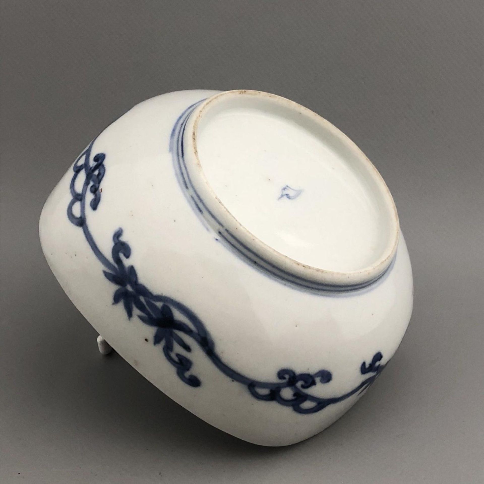 Antique Japanese Imari Arita Fukagawa porcelain plate dish bowl Wasen Sail Boat - Image 2 of 5