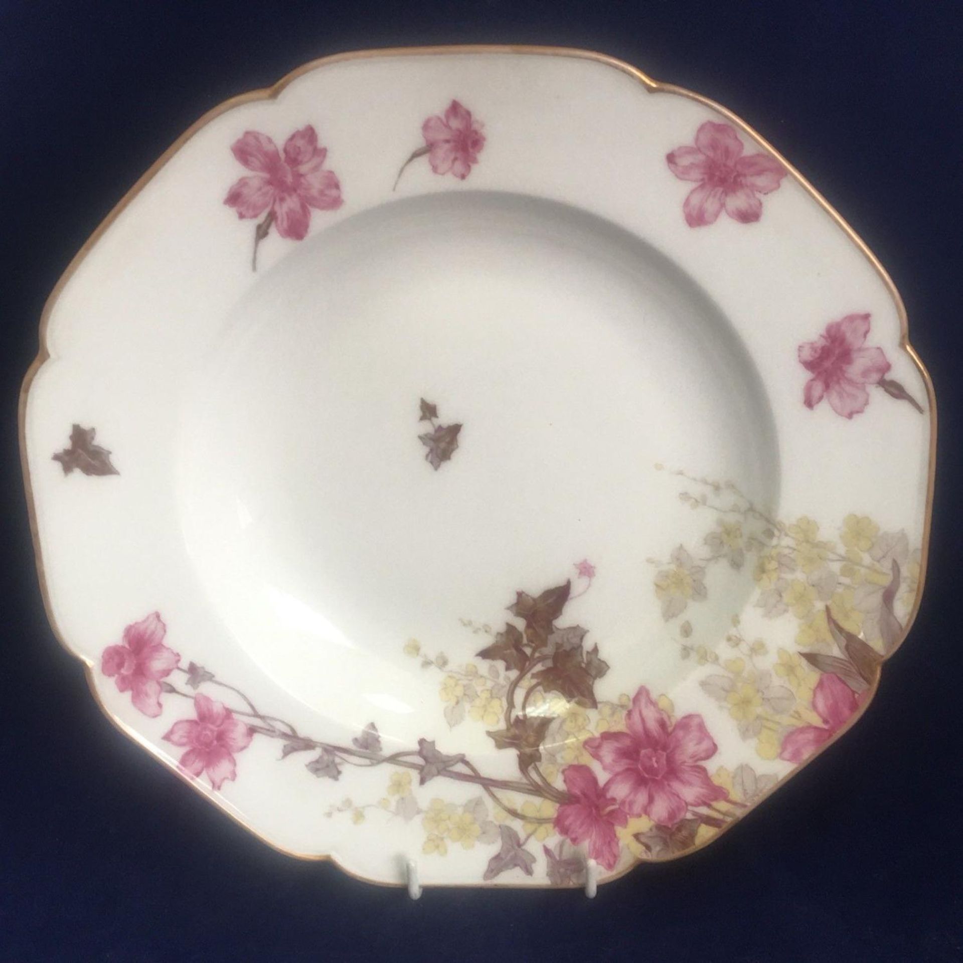 Set of 7 French Porcelain Dishes H & Co Limoges with English London Retailers Mark - Image 3 of 3