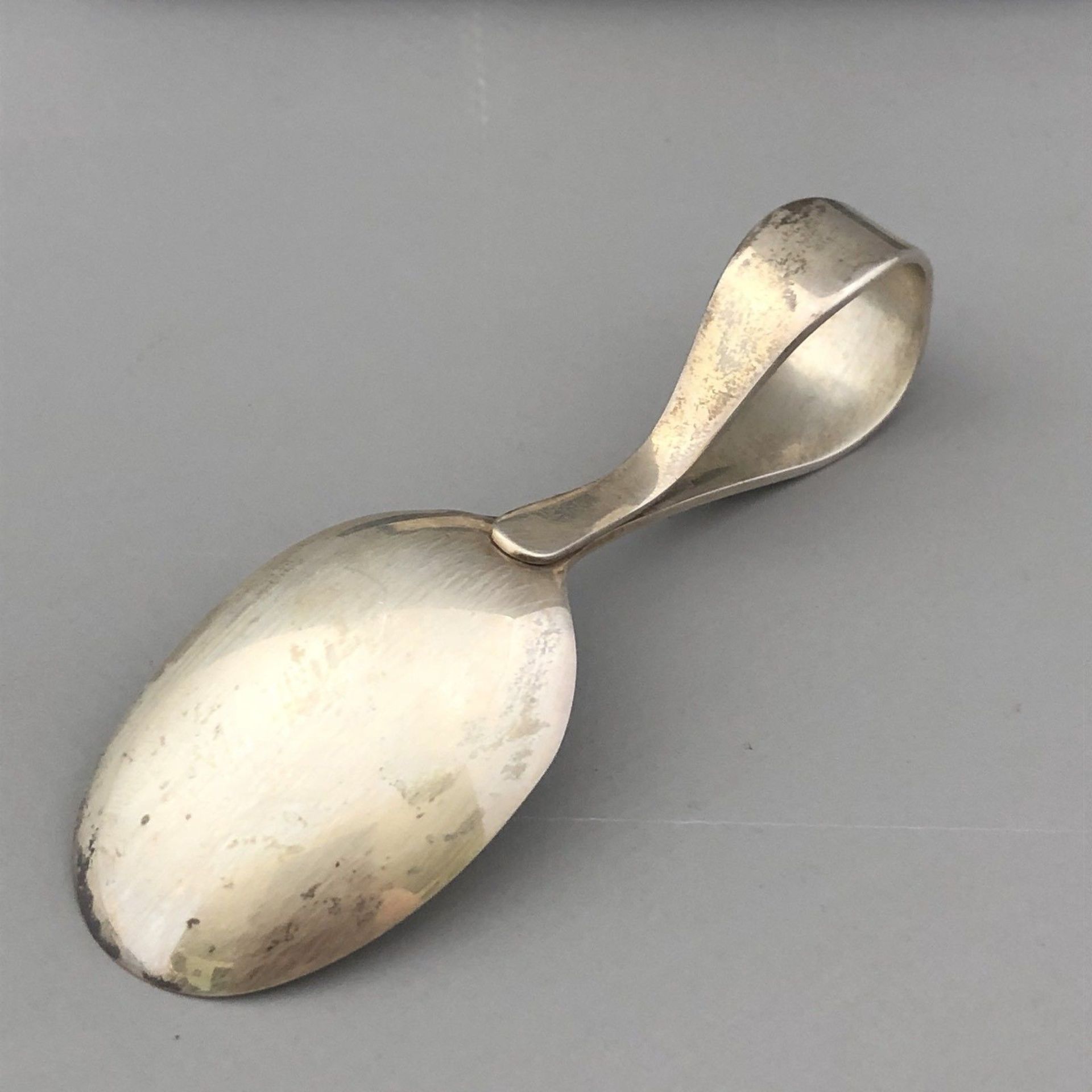 Antique cased Edwardian Hallmarked Silver Baby Spoon by Arthur Price 1913 - Image 4 of 6