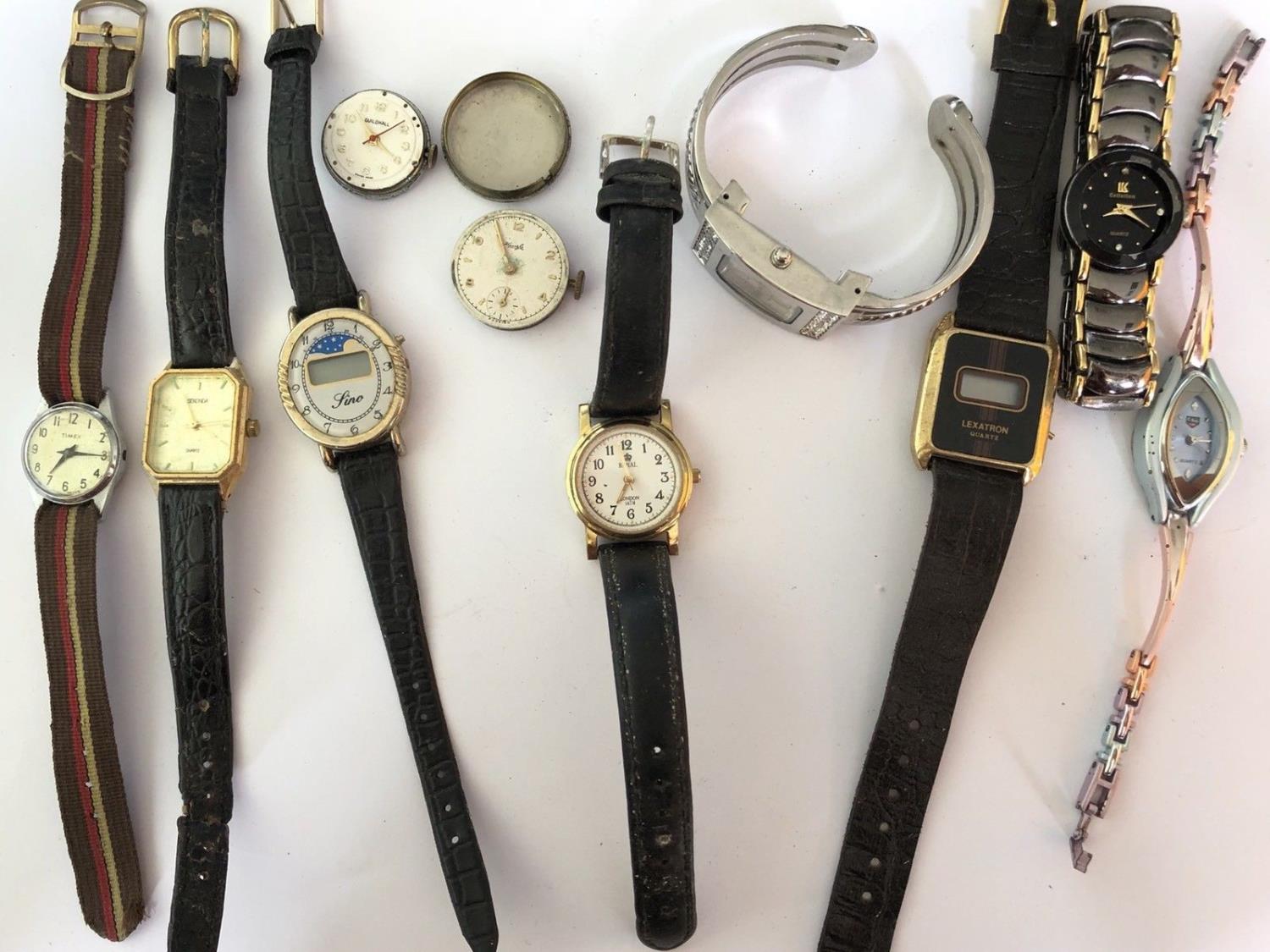 Group of 10 watches - spares or repairs