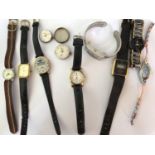 Group of 10 watches - spares or repairs