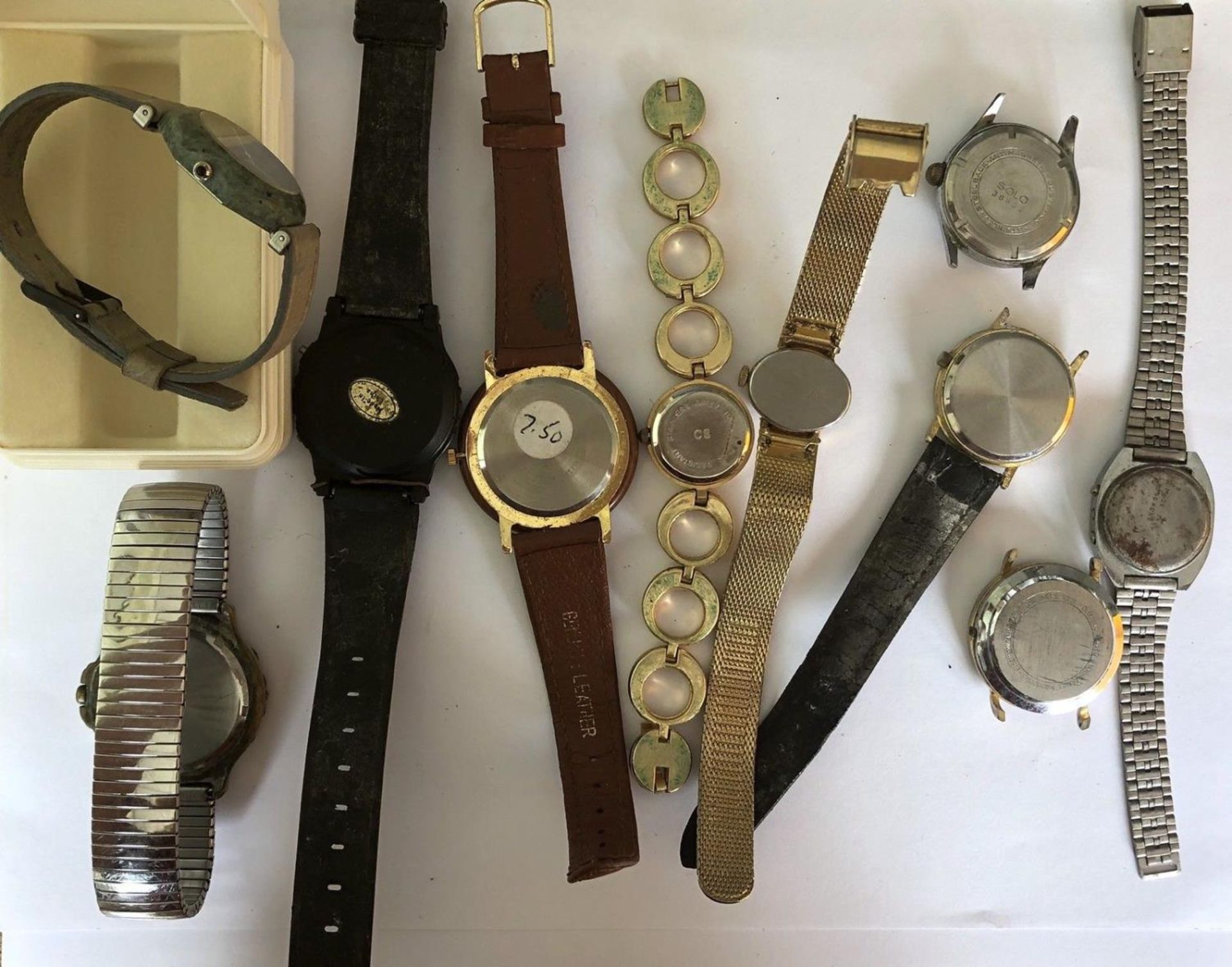 Group of 10 watches - spares or repairs - Image 2 of 2