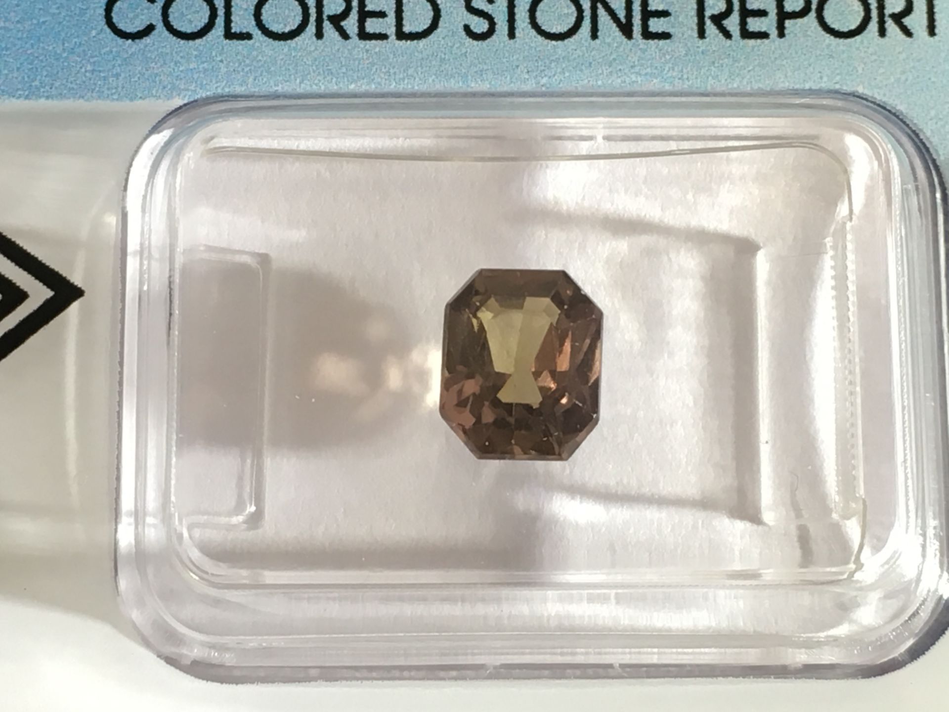 1.29Ct Natural Unheated Colour Change Sapphire With Igi Certificate - Image 2 of 5