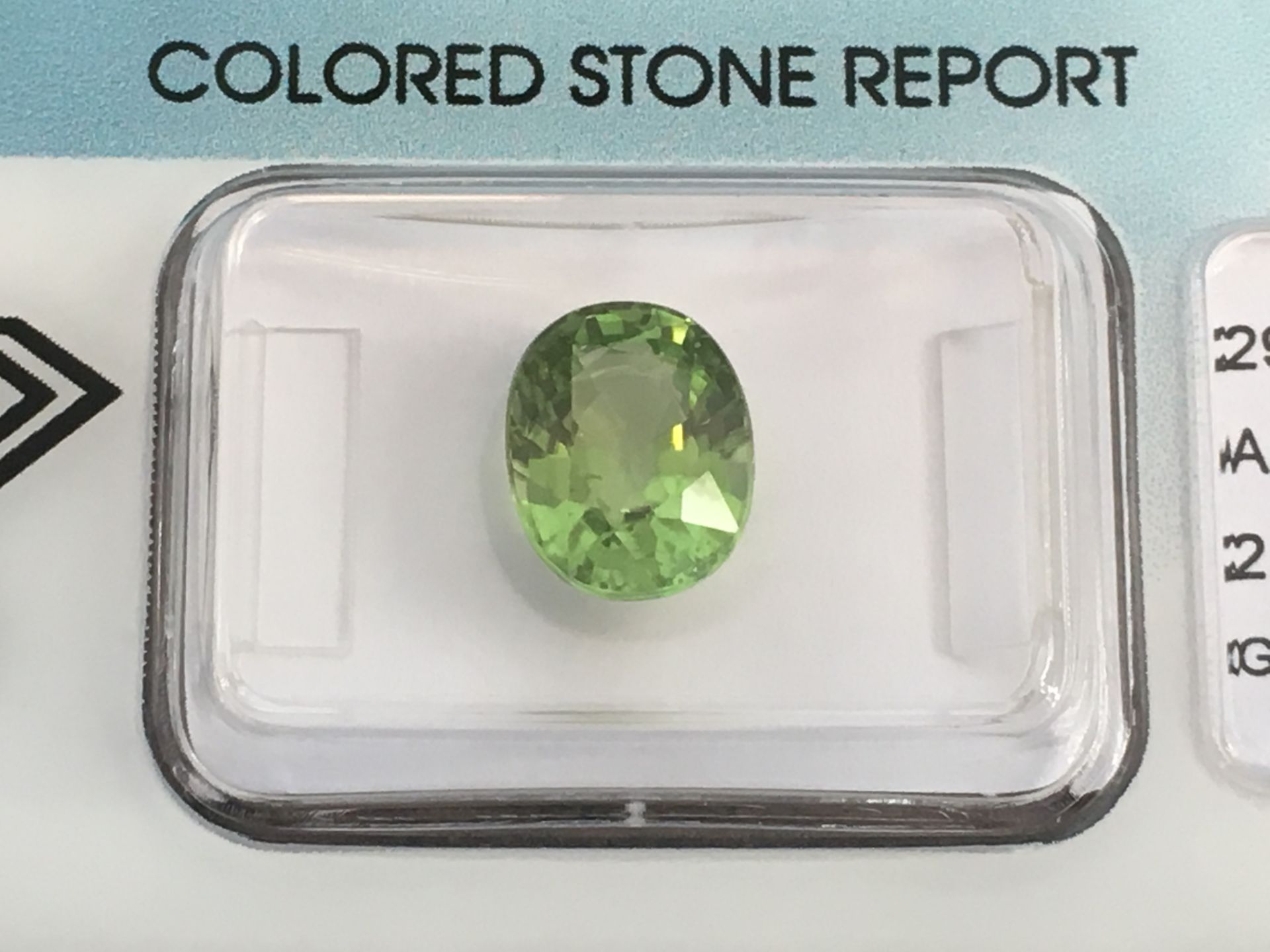 2.62Ct Natural Peridot With Igi Certificate - Image 2 of 3