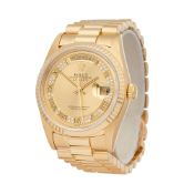 Rolex Day-Date 36 18K Yellow Gold - 18238