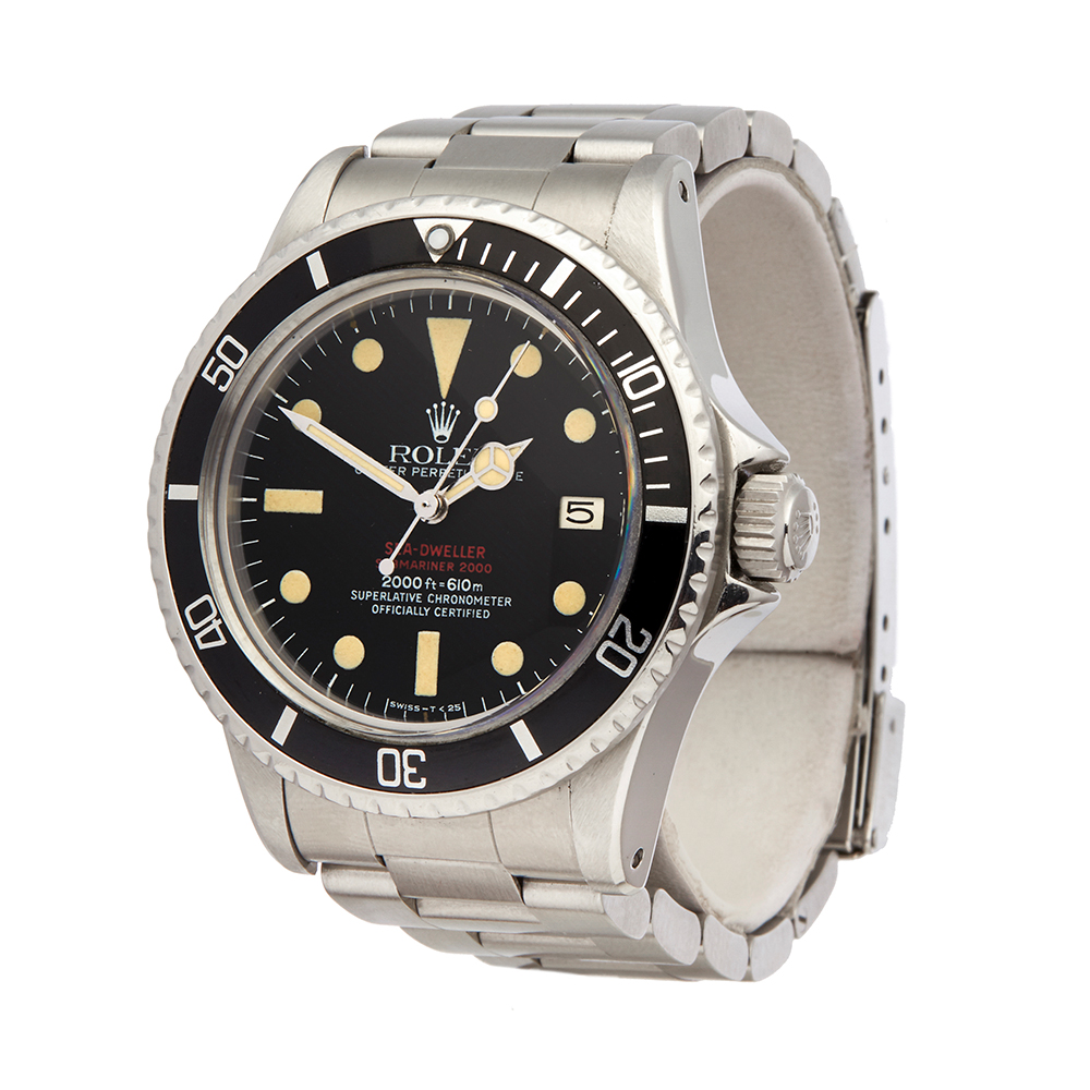 Rolex Double Red Sea Dweller Stainless Steel - 1665 - Image 6 of 12